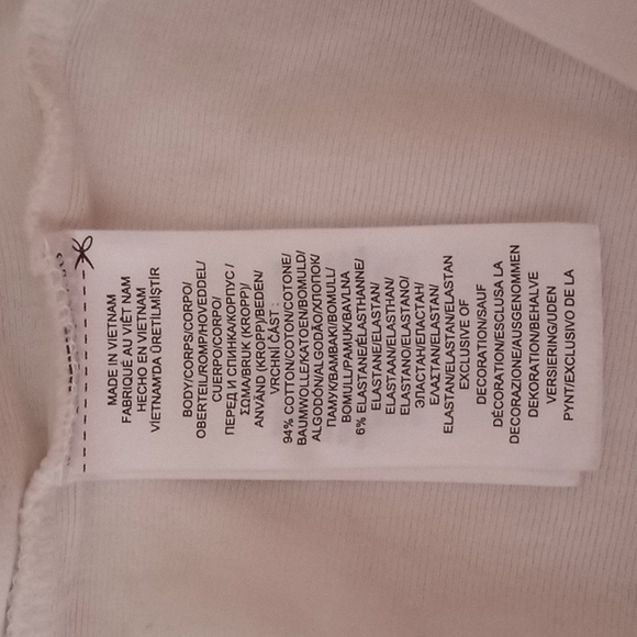 Lauren by Ralph Lauren Slim Fit 3/4 Sleeve White Shirt Small - Picture 8 of 8